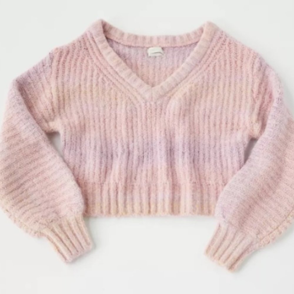 UO Cassia Space-Dye V-Neck Sweater